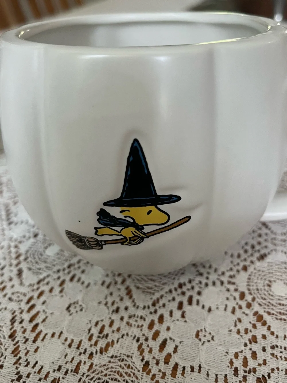 Williams Sonoma Snoopy and Woodstock Mugs